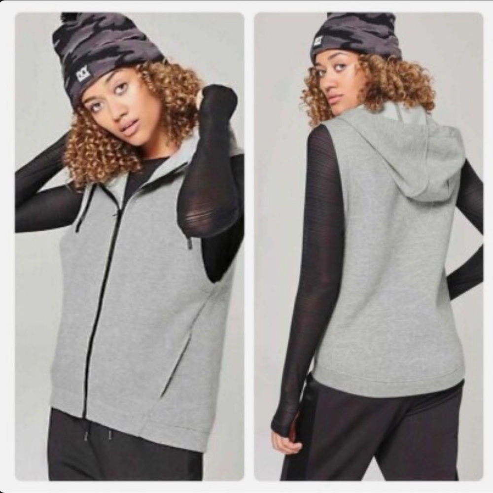 Ivy Park Hooded Embroidered Logo Sleeveless Vest